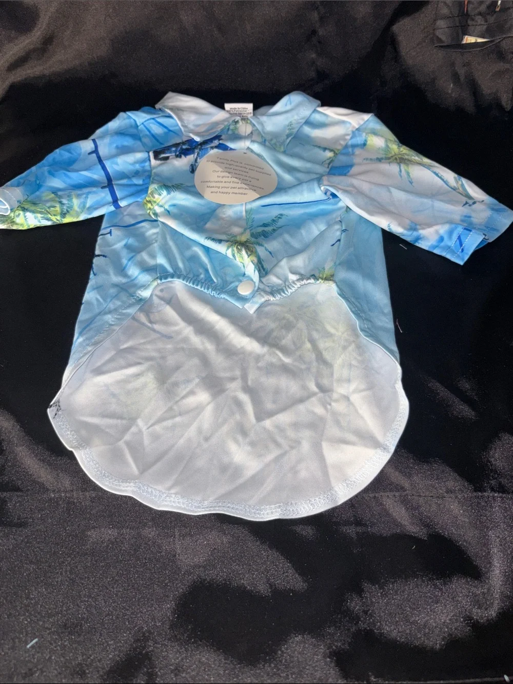 Assorted Printed Pet shirt (Pink, Light Blue, Red, Black)